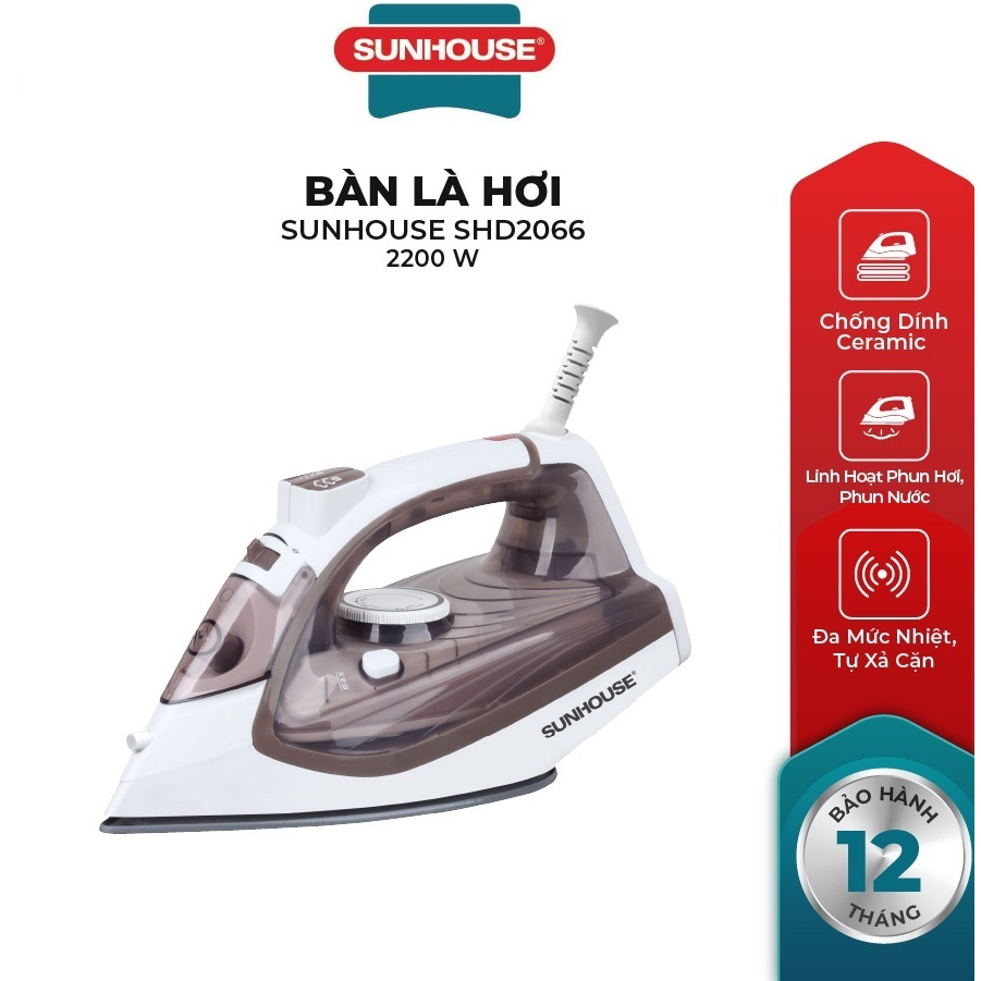 Bàn là hơi sunhouse shd2066