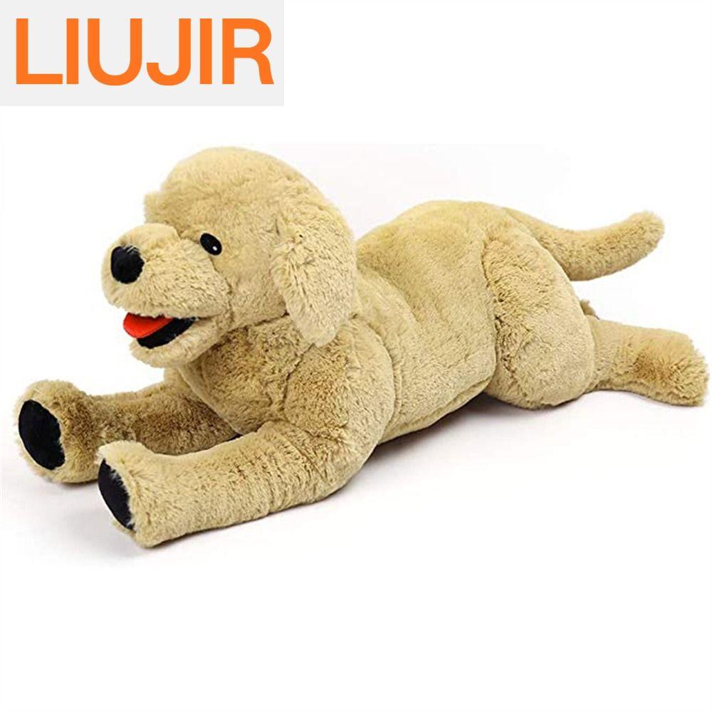 LIUJIR ของเล่นเด็กเล่น ของขวัญสำหรับเด็ก ตุ๊กตาสัตว์สัตว์ 35/75ซม. ค่ะ ของเล่นตุ๊กตาผ้า การจำลองแบบจำลอง ตุ๊กตาโกลเด้นรีทรีฟเวอร์ ตุ๊กตาสุนัขลาบราดอร์ ของเล่นตุ๊กตาสัตว์ สุนัขยัดไส้ของเล่น ราคา 538 บาท*ส่งฟรี