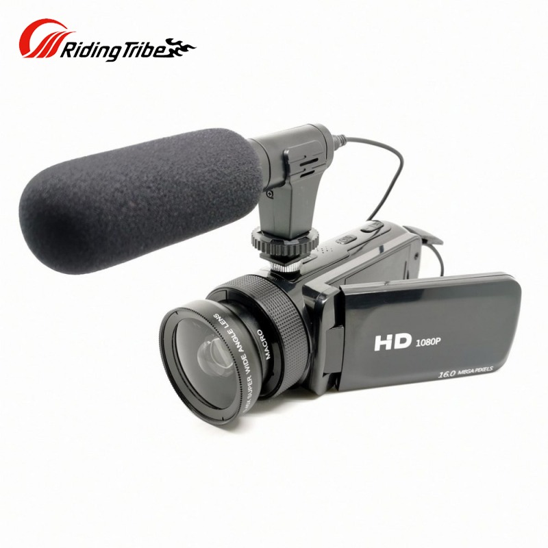 Riding Tribe D100 HD 1080P Video Camera With Microphone Camcorder Video