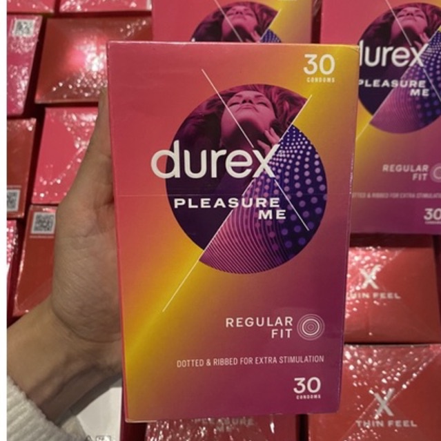 Bao cao su Durex Pleasure Me Condoms 30 cái Úc - SẢN PHẨM RẤT ĐƯỢC ƯA CHUỘNG TRÊN THỊ TRƯỜNG KHÁCH Y