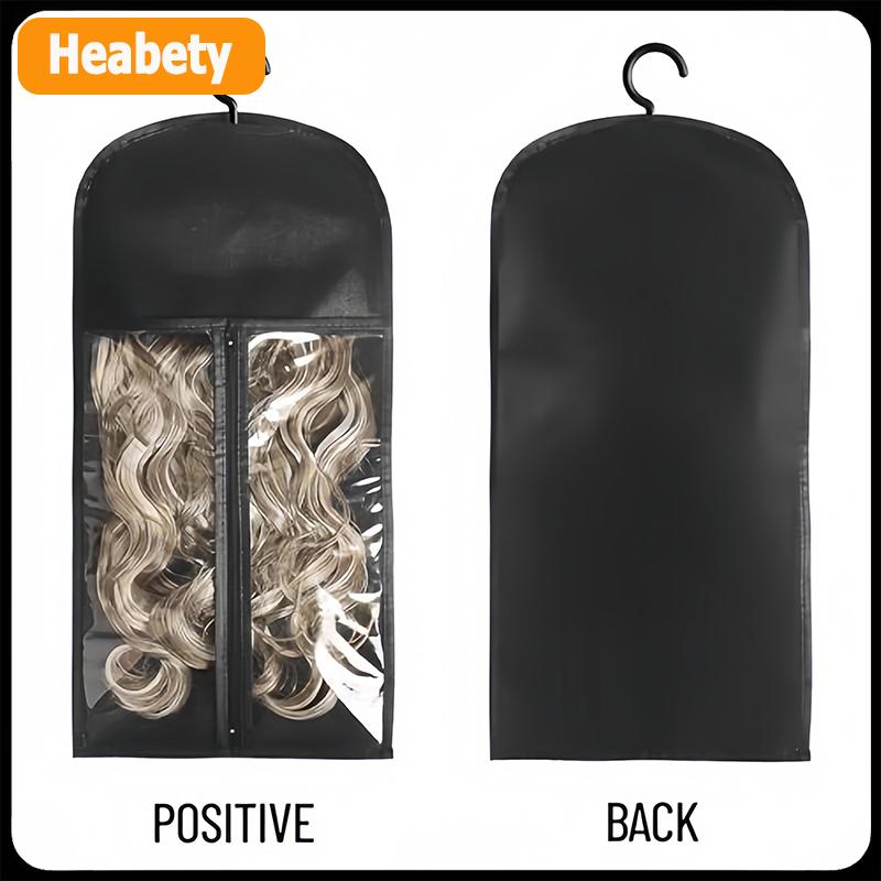 【2-3 ngày giao hàng】 Tóc Giả Lưu Trữ Bag Với Hanger Chủ Trường Hợp Tóc Giả Pouch Nước Chống Bụi Tổ Chức Bảo Vệ Cho Chuyên Nghiệp Phần Mở Rộng Tóc