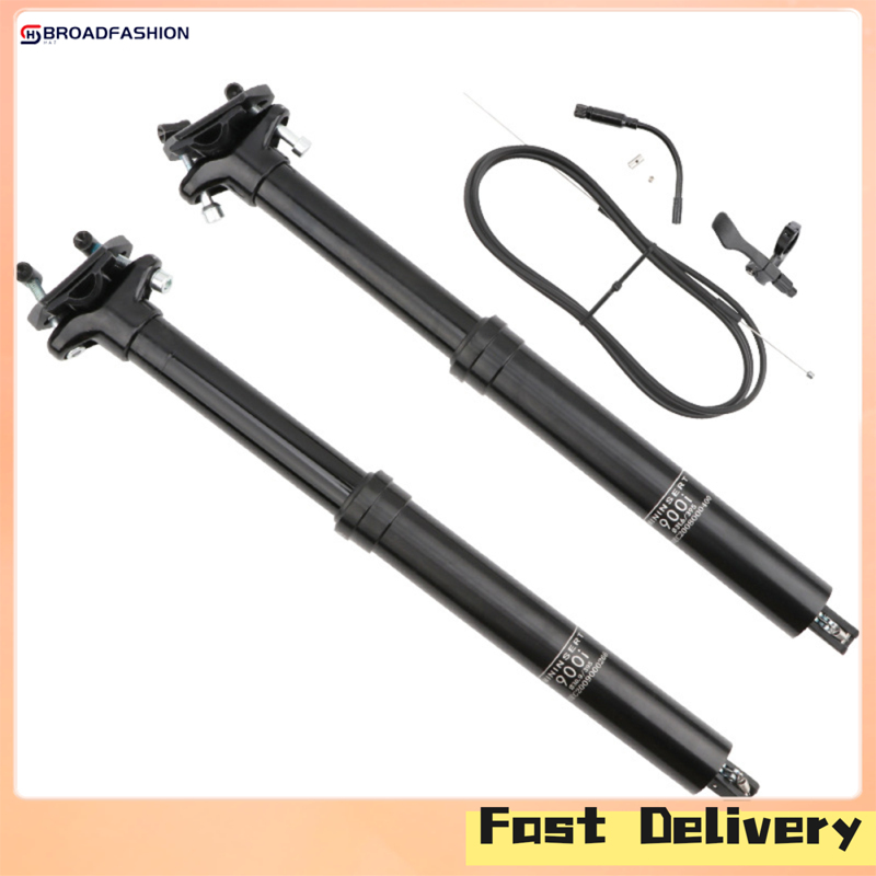 Broadfashion 900i 30.9/ 31.6mm Remote Control Dropper Post With Lever Kit And Cable In Housing, 100mm/125mm/150mm Travel Dropper Seatpost For Mountain Bike Seat ราคา 2,650 บาท*ส่งฟรี