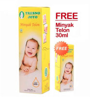 Minyak Telon Tresnojoyo 100 ML FREE KEMASAN 30 ML TELON HERBAL PLUS CITRONELLA