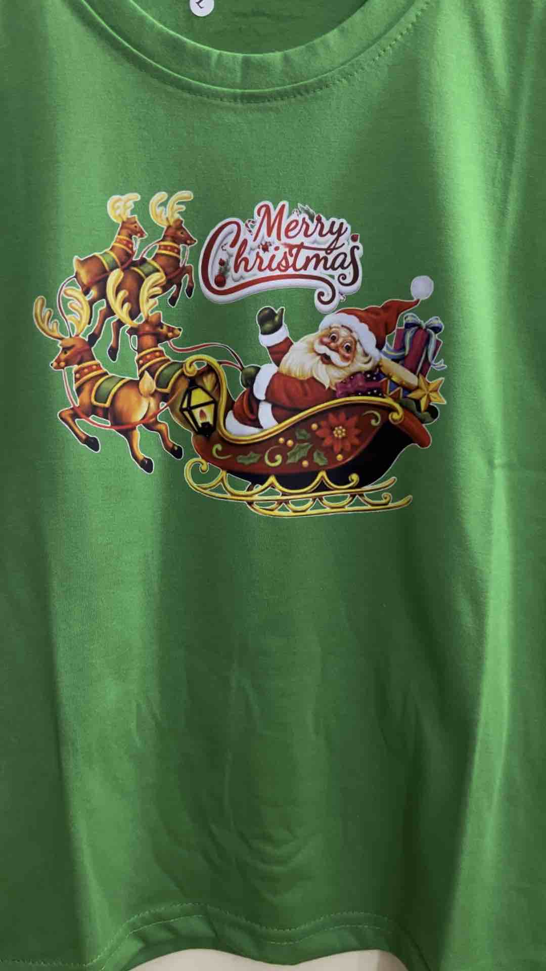 Kaos atasan anak usia 1-12tahun sablon merry cristmas santa