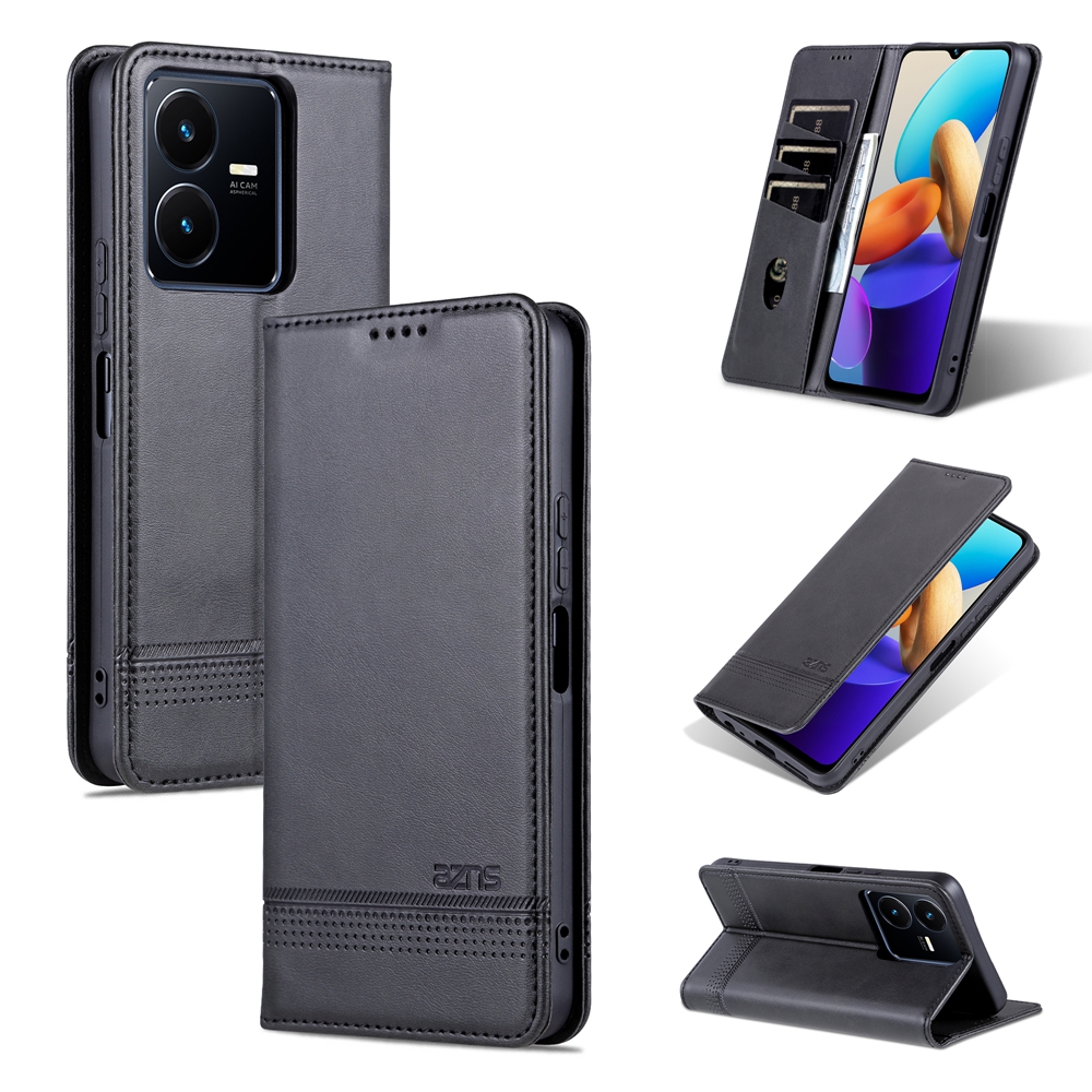 Vỏ điện thoại Ốp Nắp gập Có Khe Cắm Thẻ Ví da từ tính cho Vivo y36 y78 y76 y02 y02a y02s Y16 Y35 Y22 y22s y15a Y01 y33t y21t y21e Y21 y21s y33s