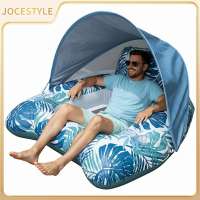 Inflatable Floating Pool Chair Floating Pool Lounge Chair for Summer Beach Lake and Parties