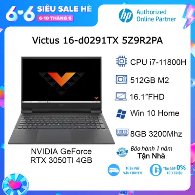 [Voucher 5 triệu] Laptop HP Victus 16-d0291TX 5Z9R2PA i7-11800H| 8GB| 512GB| VGA 4GB| 16.1″FHD| Win10