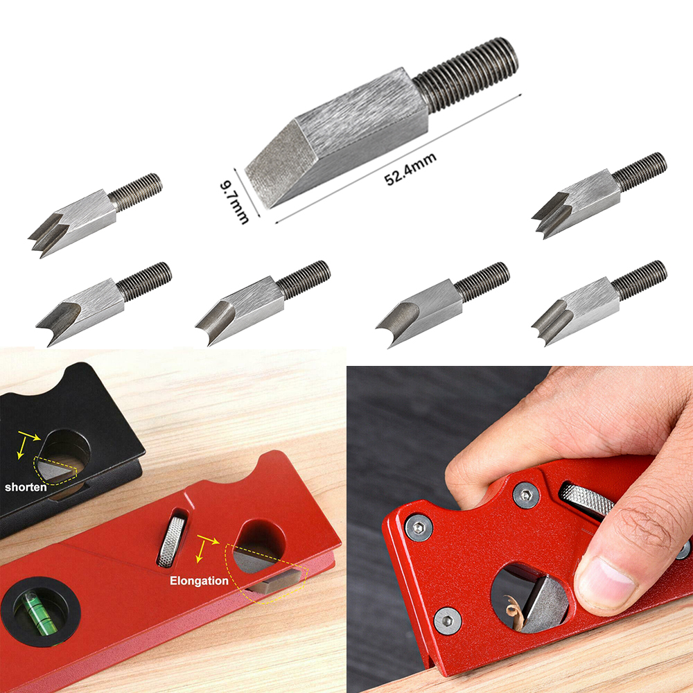 Okdeals nhiều phong cách bền thép carbon chế biến gỗ lưỡi góc cạnh máy bay bevel planer 45 độ