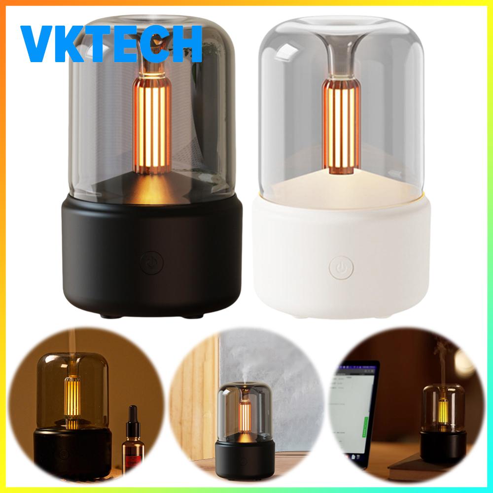 เครื่องกระจายกลิ่นอโรม่าแบบพกพาพร้อมไฟสำหรับตกแต่งบ้านและช่วยให้นอนหลับดีขึ้น ดีไซน์ทันสมัยพร้อมไฟเปลี่ยนสี ราคา 216 บาท*ส่งฟรี