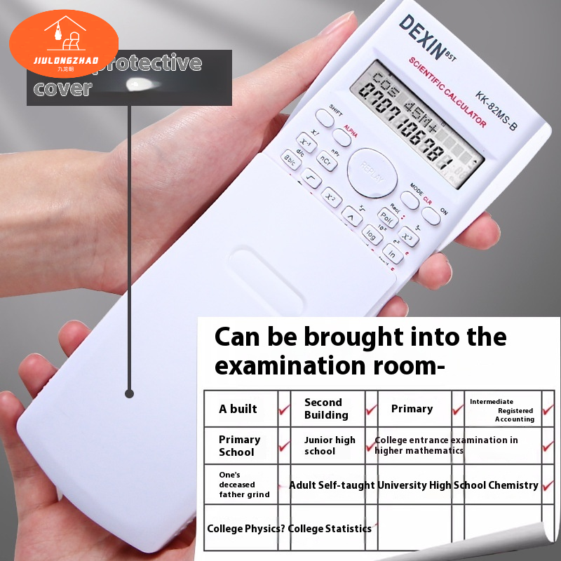 Máy tính cho các kỳ thi với năng lượng mặt trời và nắp trượt