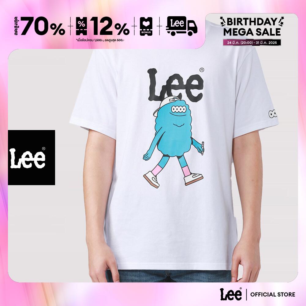 LEE เสื้อยืดแขนสั้นผู้ชาย คอลเลคชั่น Lee x MillionsMonster ทรง Comfort รุ่น LE F324MTSSN84 - ยี่ห้อ Lee ราคา 645 บาท*ส่งฟรี