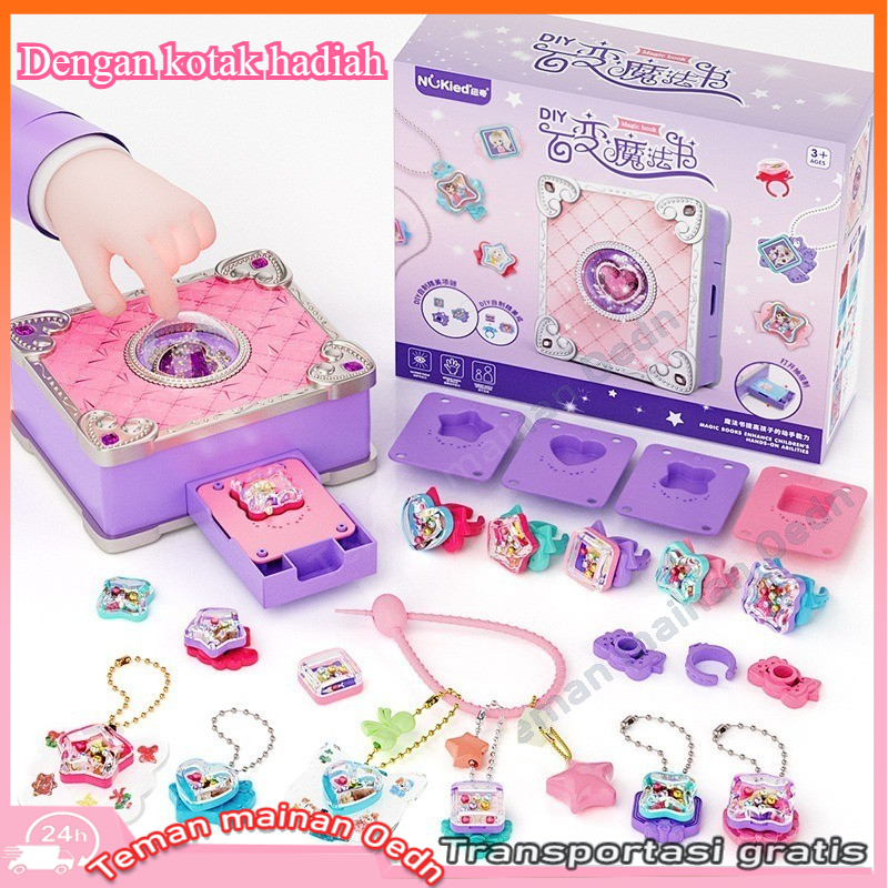 surprise treasure magic book toys accessories children hadiah puzzle Hadiah ulang tahun for girls