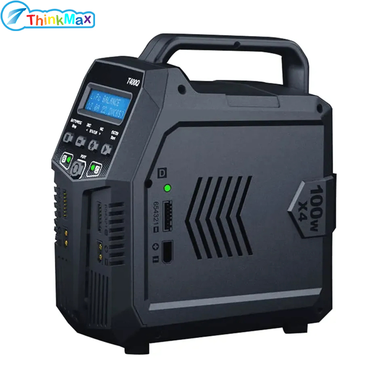 2024New!!SK-100162 T100 Battery Charger RC Car 4 Ports Battery Balance Charger For LiPo/LiHV/LiFe/LiIon Battery (1-6S ) NiMH/NiCd(1-15S ) ราคา 2,383 บาท*ส่งฟรี