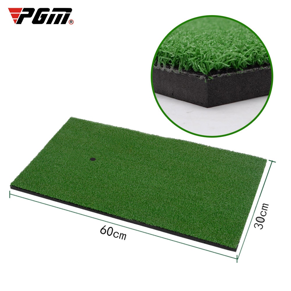 Golf Practice Mat 30x60cm Artificial Lawn Outdoor/Indoor Training Hitting Pad Practice Rubber Durable Training Pad