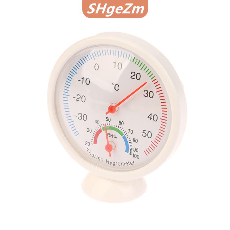 [COD] SHgeZm Mini vòng con trỏ Nhiệt kế ẩm kế chuông hình tương tự ẩm kế đồng hồ độ ẩm-30-50 độ C cho vườn