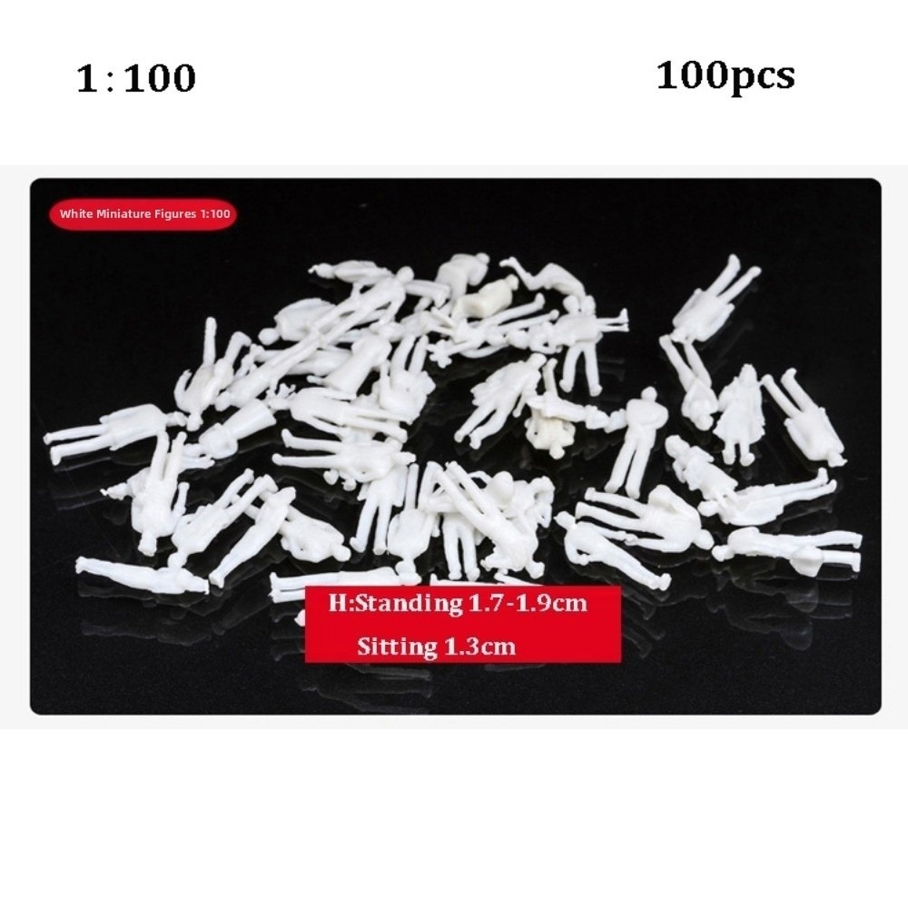 YEWANG326 100pcs Tỉ lệ 1:300/1:200/1:100/1:150/1:75/1:50/1:30/1:25 Mô hình xây dựng nhân vật Đầy màu sắc Màu sắc hỗn hợp Phong cảnh tàu chở khách  Các tư thế đa dạng - 9