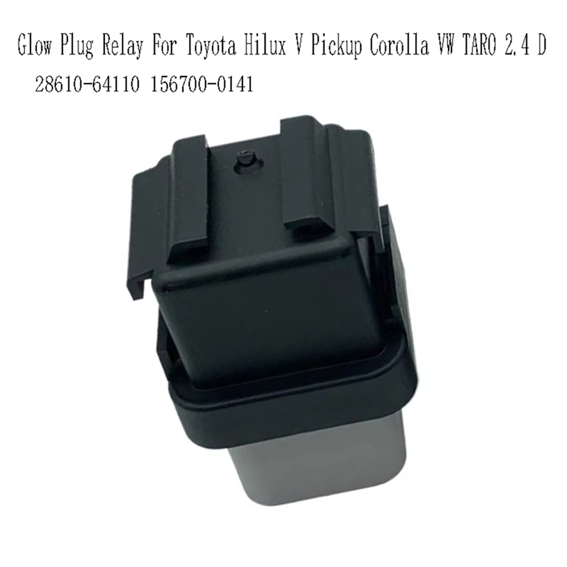【Latest model】For V Pickup TARO 2.4 D 28610-64110 156700-0141 2 Pieces Car Glow Plug Relay