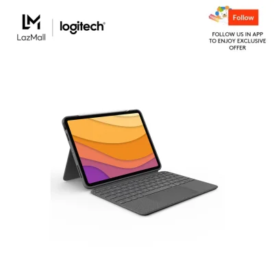 Logitech Combo Touch Backlit Keyboard Case with Trackpad for iPad Air 4th Gen
