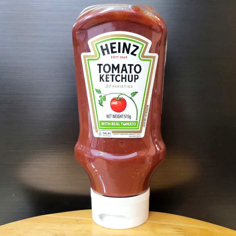 HEINZ - CHAI ÚP 570g - TƯƠNG CÀ CHUA / INDONESIA / Tomato Ketchup (HALAL)