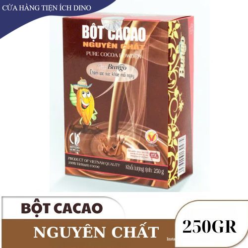 DINO- BỘT CACAO NGUYÊN CHẤT BUNGO 250GR 31168
