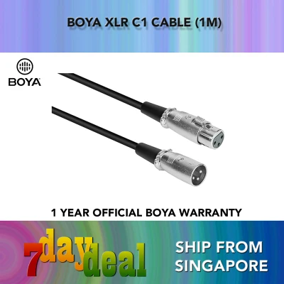 BOYA XLR-C1 (XLR Male to XLR Female Cable) - 1m