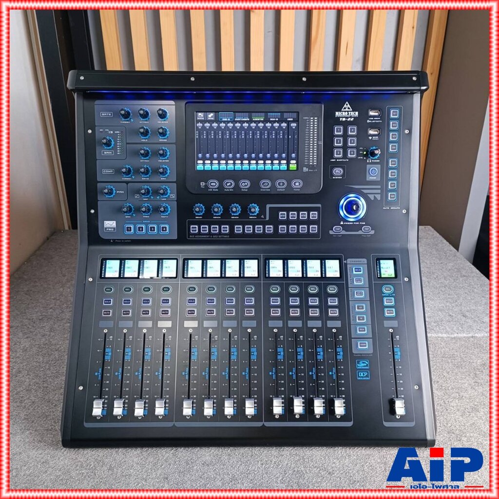 ฟรีค่าส่ง MICROTECH TQ-22 MIXER DIGITAL TQ 22 TQ22 ดิจิตอลมิกเซอร์ 16 อินพุต 8 Aux มีจอแบบสัมผัส เอไอ-ไพศาล ราคา 39,900 บาท*ส่งฟรี