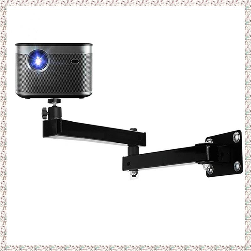 Foldable Projector Wall Mount Universal Adjustable Ceiling Wall Projector Mount Stand Projectors Bracket Support, Easy to Use Fine Workmanship