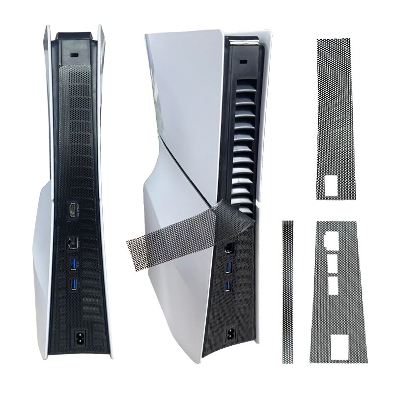 For PS5 slim Console Side Dust Proof Filter Cover Dust Net and Cooling Vents Dirty Prevent Mesh