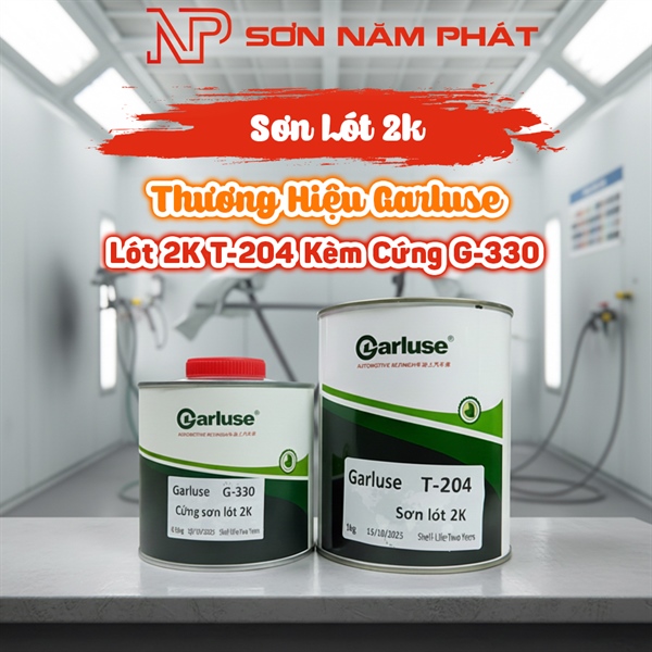 Bộ Sơn lót 2K T204 Garluse 1,25L