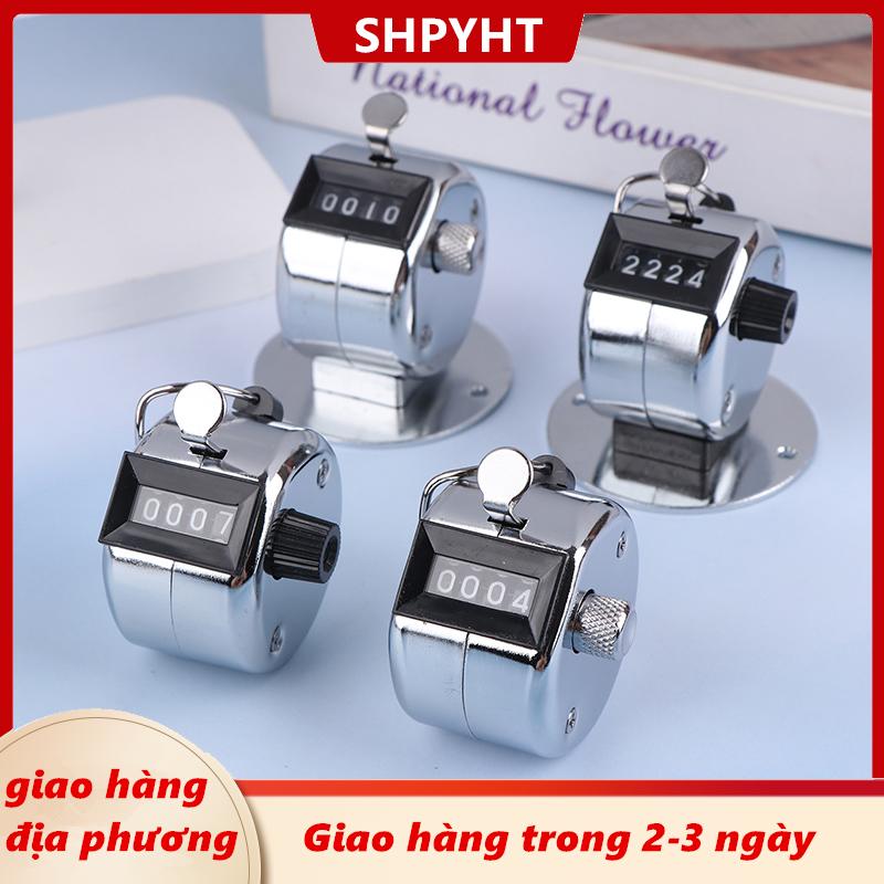 [COD] SHPYHT Giao hàng địa phương Kỹ Thuật Số Tay Tally Counter Manual Đếm Golf Clicker Đào Tạo Truy Cập 4 Chữ Số Số Cầm Tay Tally Counter Mini Mechani