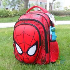 Product Big Brand Spiderman Burden Relieving Schoolbag Spiderman Stereo 3D Young Students Boys Cartoon Backpack