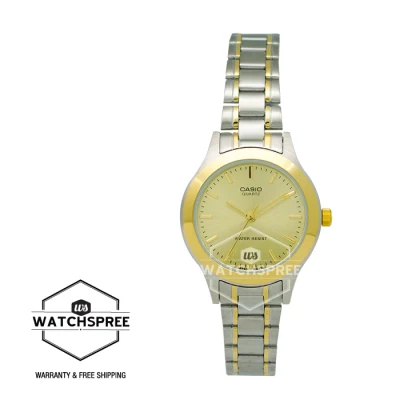 [WatchSpree] Casio Ladies' Standard Analog Silver Stainless Steel Band Watch LTP1128G-9A LTP-1128G-9A