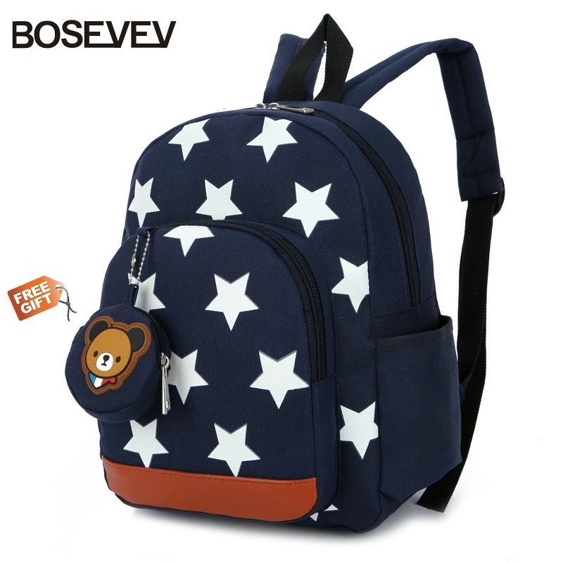 Children Bags for Boys Kindergarten Nylon Children School Bags Printing Baby Girl School Backpack Cute Children Backpack - intl