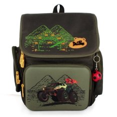 Delune Children School Bag Boy Kids Students Travel Backpack - intl