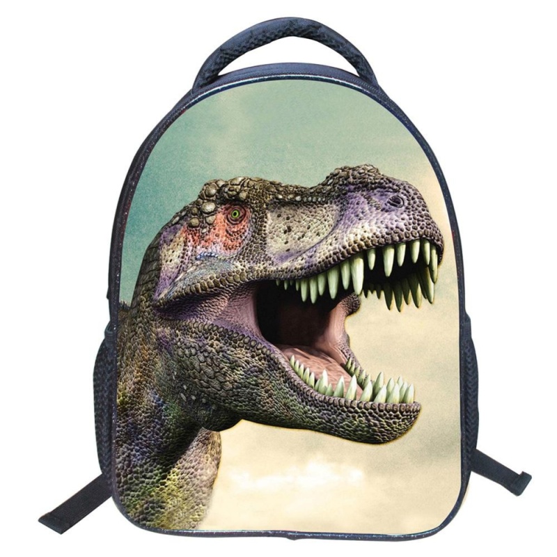 Eachgo 3D Cute Dinosaur School Bag Animal Design Children Anti-lost Backpack - intl