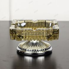 European high-grade luxury crystal glass ashtray