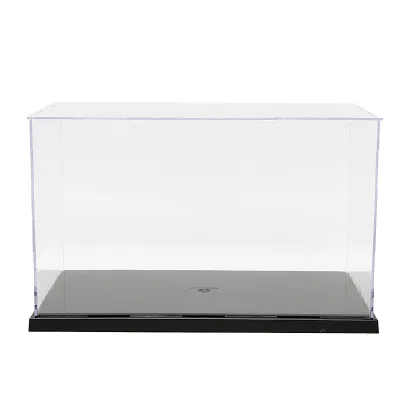 Plastic Acrylic Display Show Box Case Toy Dustproof Tray Protection 7.5'' H - intl
