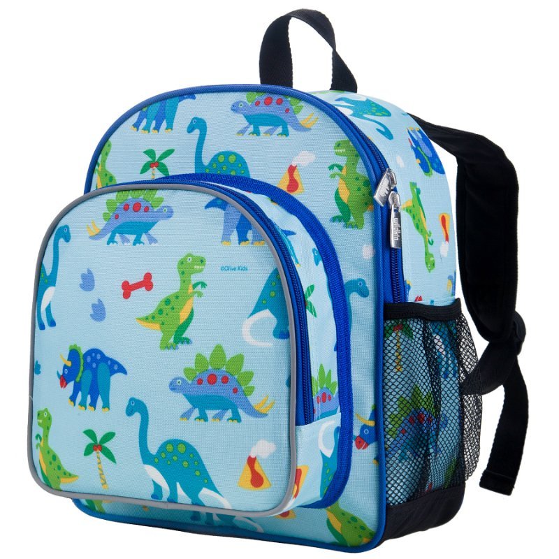 Wildkin Olive Kids Dinosaur Land Pack n Snack Backpack School Bag