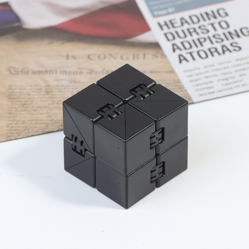 【Youer】 Vô cùng ma thuật Cube ngón tay đồ chơi văn phòng lật khối Câu Đố giảm căng thẳng khối lập phương