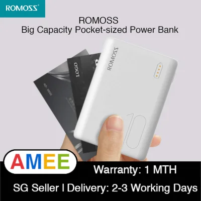 ROMOSS Simple10 Pocket-size Power Bank 10000mAh with power indicator