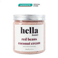 Tẩy Tế Bào Chết Toàn Thân Hella Beauty Đậu Đỏ Kem Dừa Red Beans Coconut Cream 500g