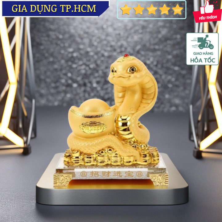 TonyDecor - Tượng Rắn cầu tài lộc may mắn 2025 - Đón Mừng Năm Tỵ 2025 Với Tượng Rắn Trang Trí Sống Động