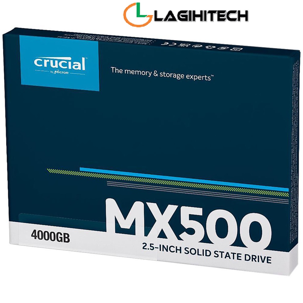Lagihitech Ổ cứng gắn trong SSD Crucial MX500 2.5 inch Sata III Bảo Hành 5