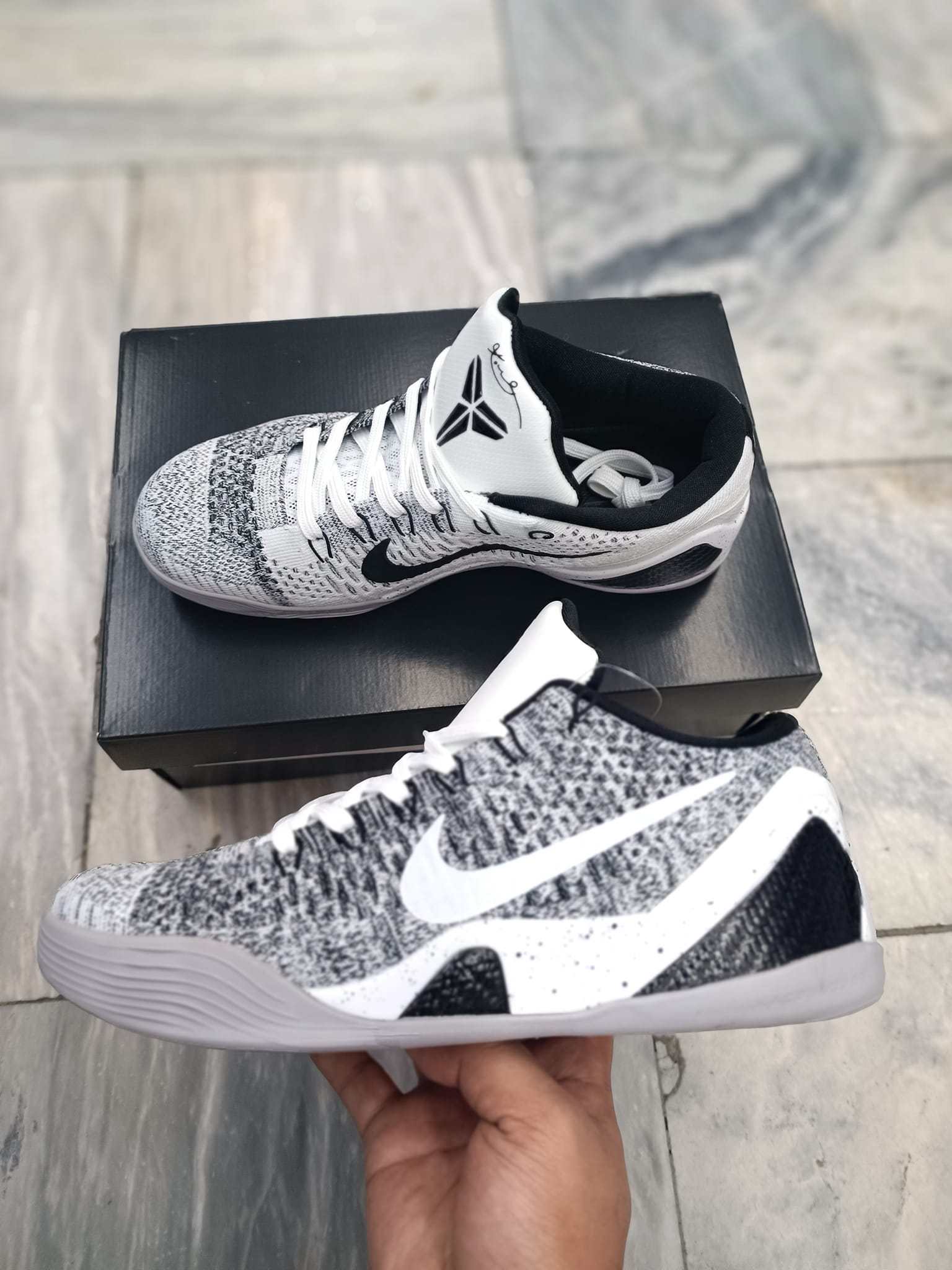 kobe 9 gray