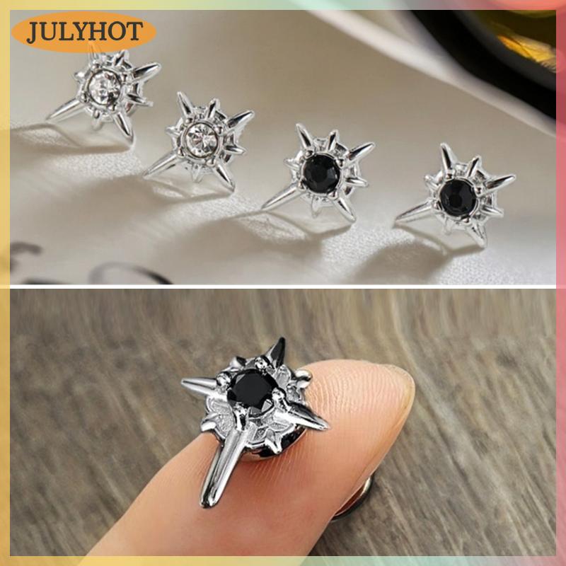 JULYHOT 1 cặp Bắc sao từ Tai Clip Stud Bông tai không xuyên mạnh nam châm giả xuyên phụ nữ người đàn ông đồ trang sức Clip bông tai