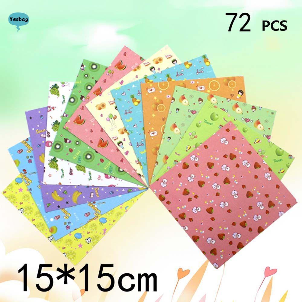 GDRGHJN Phim hoạt hình 15 15 cm Scrapbooking Ngôi sao Trang trí Máy trục Giấy thủ công Origami trẻ em Tự làm Gấp giấy