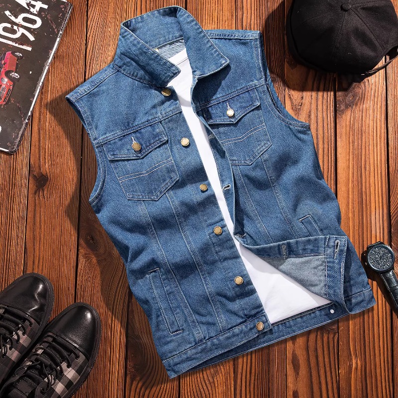 Sleeveless denim jacket mr price Clearance