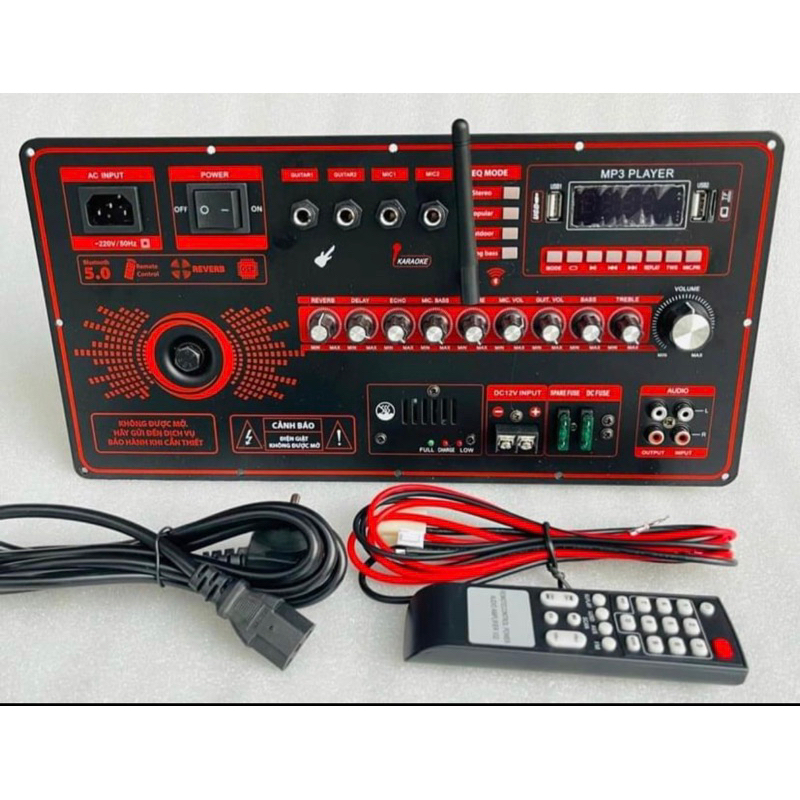 MẠCH LOA KÉO DSP 300 BẢN NÂNG CẤP 2024 CÓ ANTEN -CÔNG SUẤT LỚN