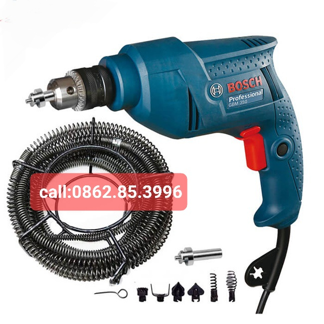 Dây thông tắc cống lò xo phi 16 dài 20m free ship