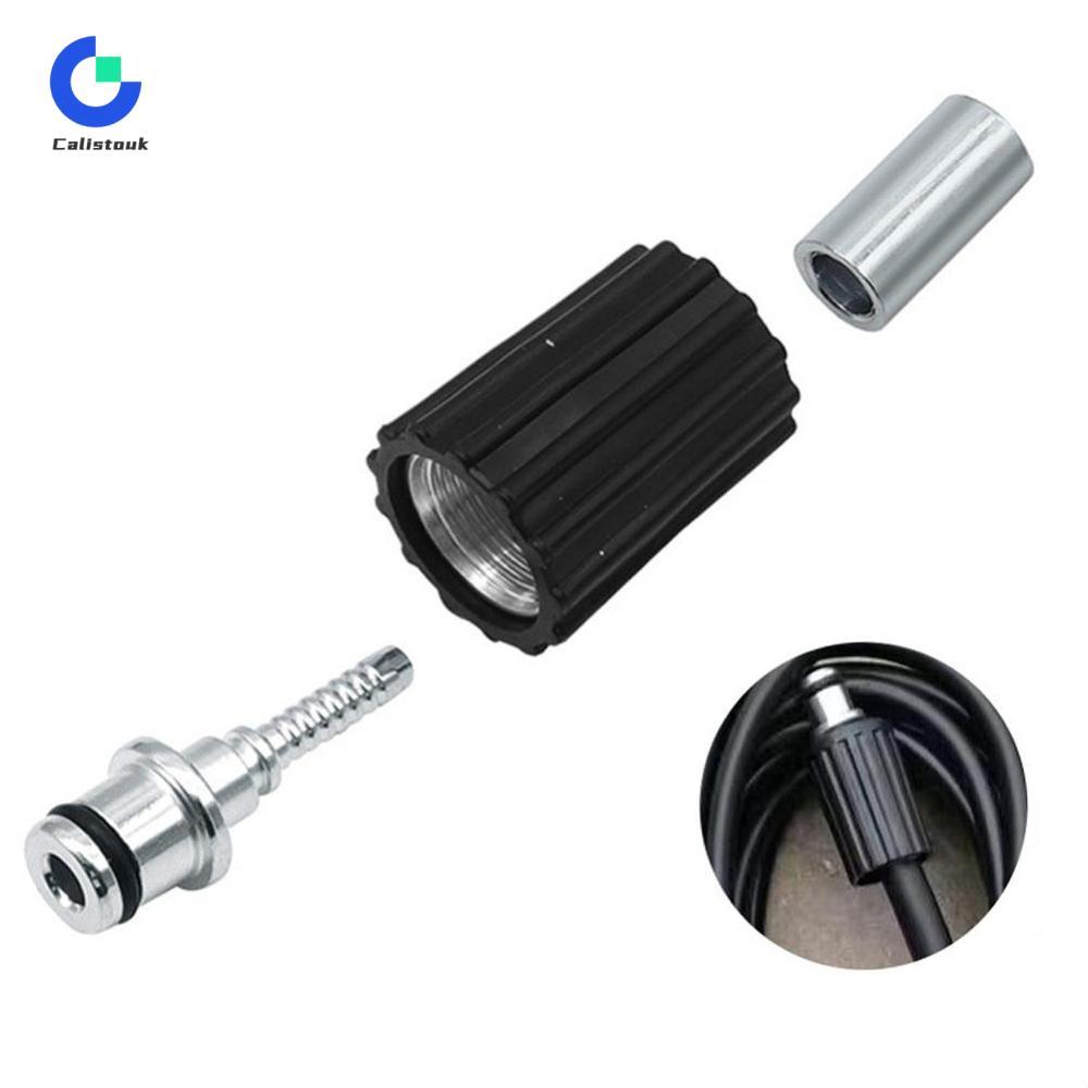 Hittime 3Pcs High Pressure Car Wash Machine Hose Connector for M14 M22 14mm 15mm 360 Degree Rotation Hose Sprayer - ยี่ห้อ Calistouk ราคา 48 บาท*ส่งฟรี